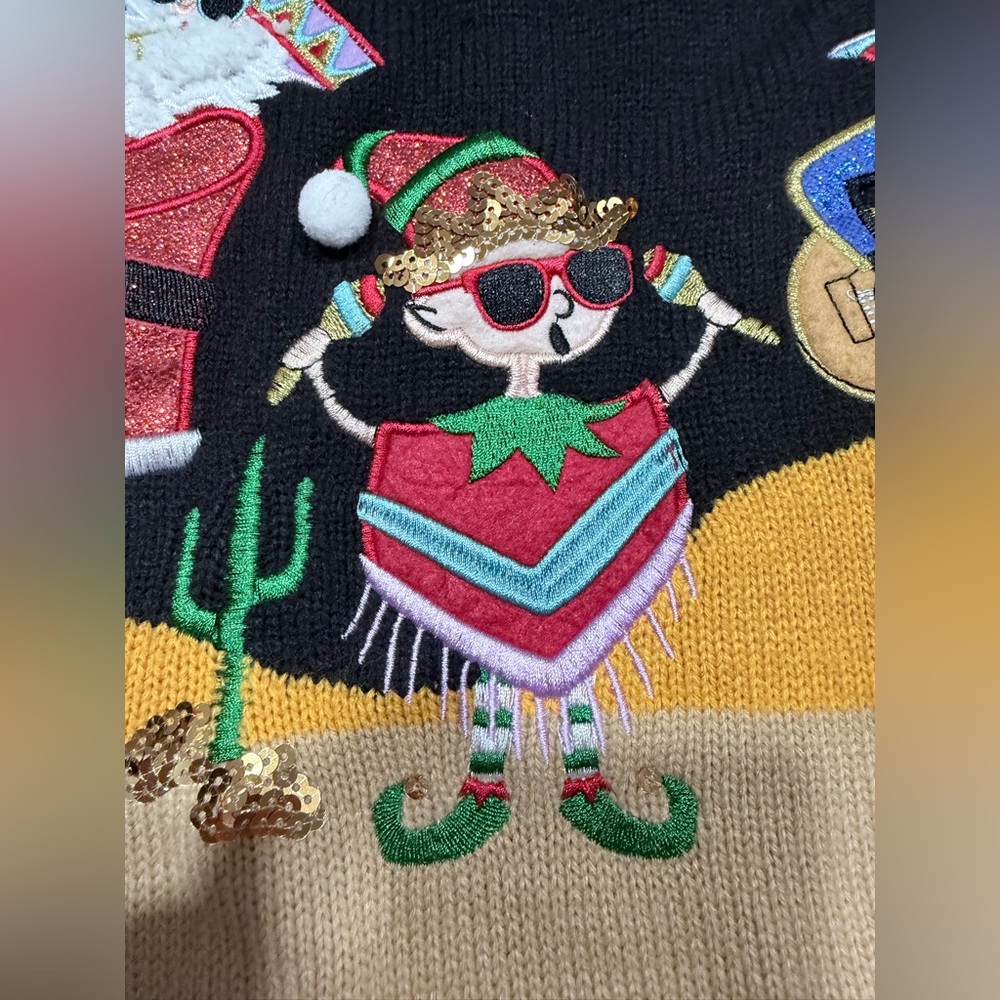 Blizzard Bay Feliz Navidad Holiday Sweater - Picture 5 of 10